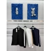 Erkek Regular Fit Armalı Double Face Kumaş Kolları Şeritli Sweatshirt Siyah