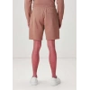 Erkek Regular Fit Bağcıklı Şort Kahverengi