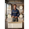 Erkek Regular Fit Yazlık Keten Gömlek Siyah
