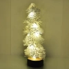 Işıklı Simli Dekoratif Beyaz Çam Ağacı - 30cm -