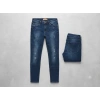 Kadın Dar Paça Kot Pantolon - Orta Koyu Mavi