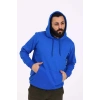 Kapüşonlu İçi Polarlı Regular Kalıp Erkek Sweatshirt Mavi