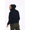Kapüşonlu İçi Polarlı Regular Kalıp Erkek Sweatshirt Siyah
