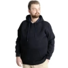Kapüşonlu Kanguru Cep Basic Sweatshirt Lacivert