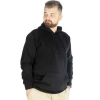 Kapüşonlu Kanguru Cep Basic Sweatshirt Siyah