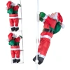 Merdiven Tırmanan Noel Baba 2li - 105cm -