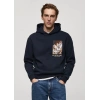 Önü Dtf Baskılı Oversize Hoodie Sweat