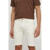 Pepe Jeans London Taper Fit Kot Şort - Ecru - Taper