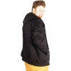 Sweatshirt Kapüşonlu Fermuarlı Basic Siyah