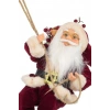 Yılbaşı Asılı Dekoratif Noel Baba Figürü Çuvallı 45cm