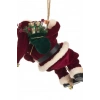 Yılbaşı Asılı Dekoratif Noel Baba Figürü Çuvallı 45cm