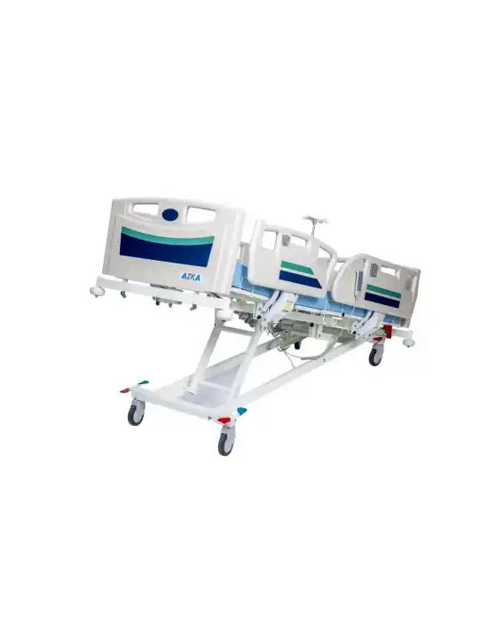 AZKA 4001 4 Motorlu ABS Korkuluklu Hasta Karyolası