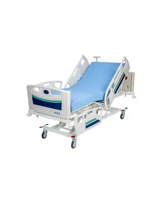 AZKA 4001 4 Motorlu ABS Korkuluklu Hasta Karyolası