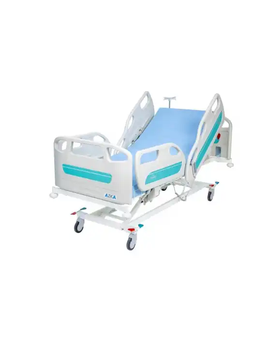 AZKA 4002 4 Motorlu ABS Korkuluklu Hasta Karyolası