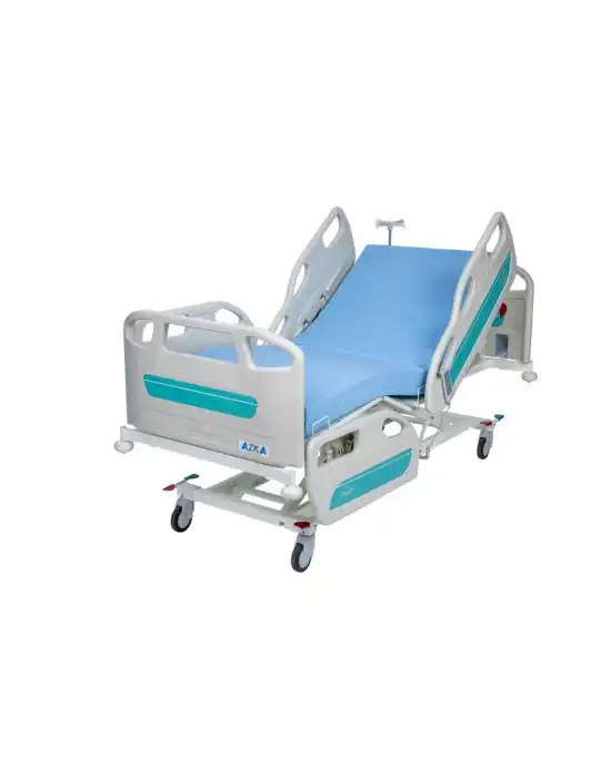 AZKA 4002 4 Motorlu ABS Korkuluklu Hasta Karyolası
