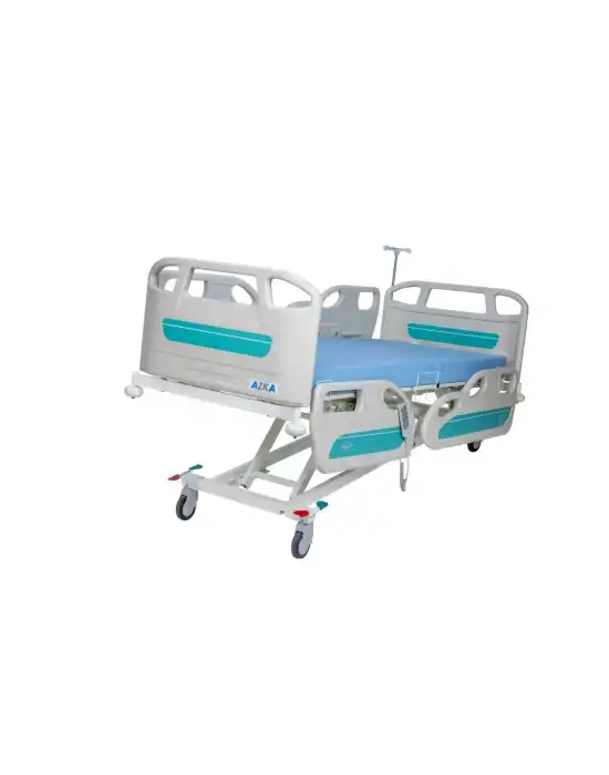AZKA 4002 4 Motorlu ABS Korkuluklu Hasta Karyolası