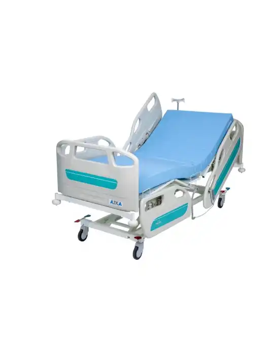 AZKA 4002 4 Motorlu ABS Korkuluklu Hasta Karyolası
