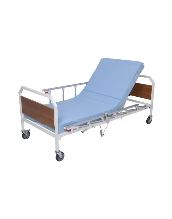 AZKA DD01 Dual Motorlu Alüminyum Korkuluklu Demonte Hasta Karyolası