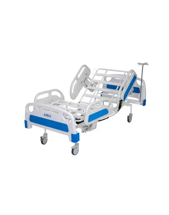 AZKA DFA1 Dual Motorlu ABS Korkuluklu Ekonomi̇k Hasta Karyolası