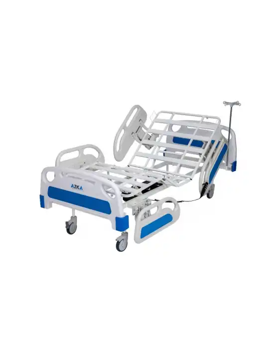 AZKA DFA1 Dual Motorlu ABS Korkuluklu Ekonomi̇k Hasta Karyolası