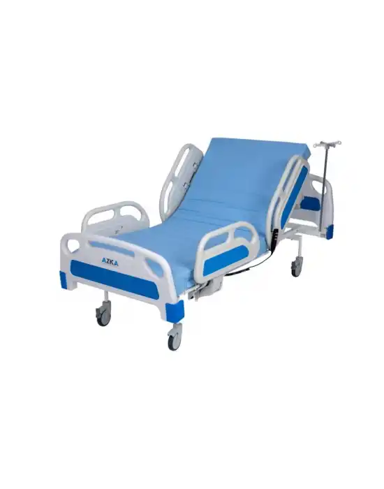AZKA DFA1 Dual Motorlu ABS Korkuluklu Ekonomi̇k Hasta Karyolası
