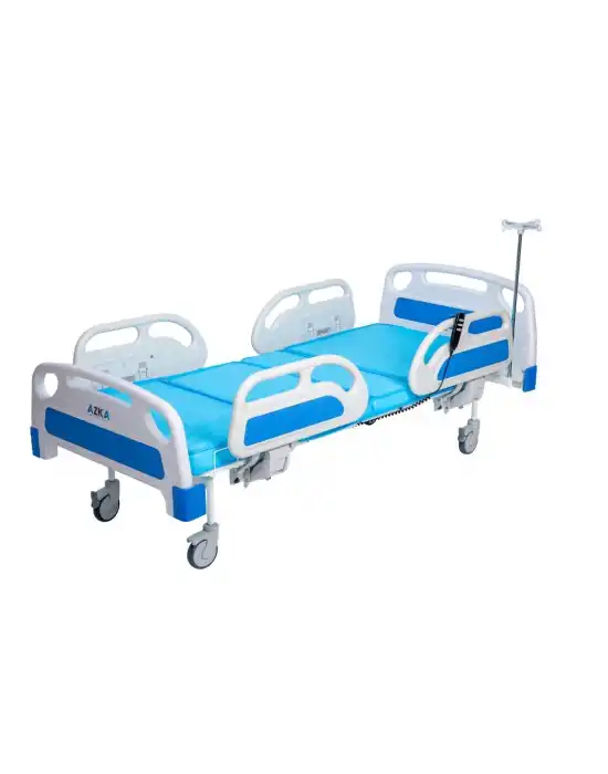 AZKA DFA1 Dual Motorlu ABS Korkuluklu Ekonomi̇k Hasta Karyolası