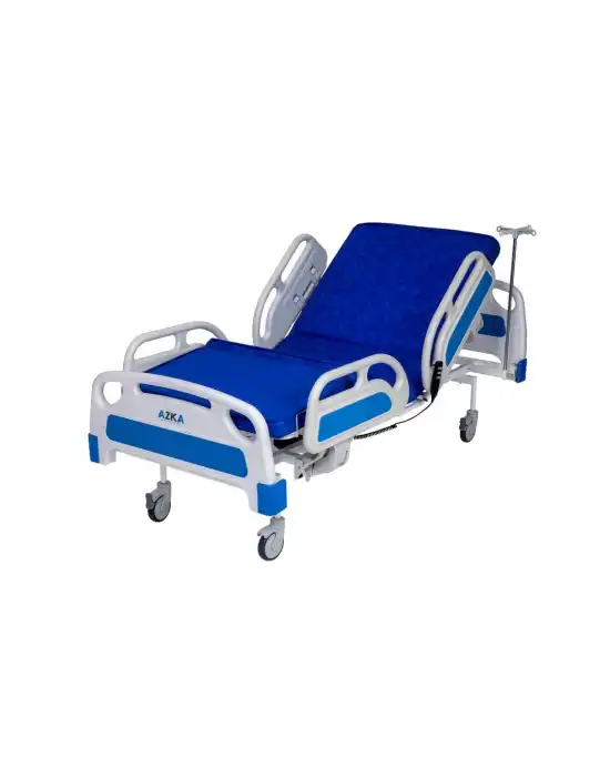 AZKA DFA1 Dual Motorlu ABS Korkuluklu Ekonomi̇k Hasta Karyolası