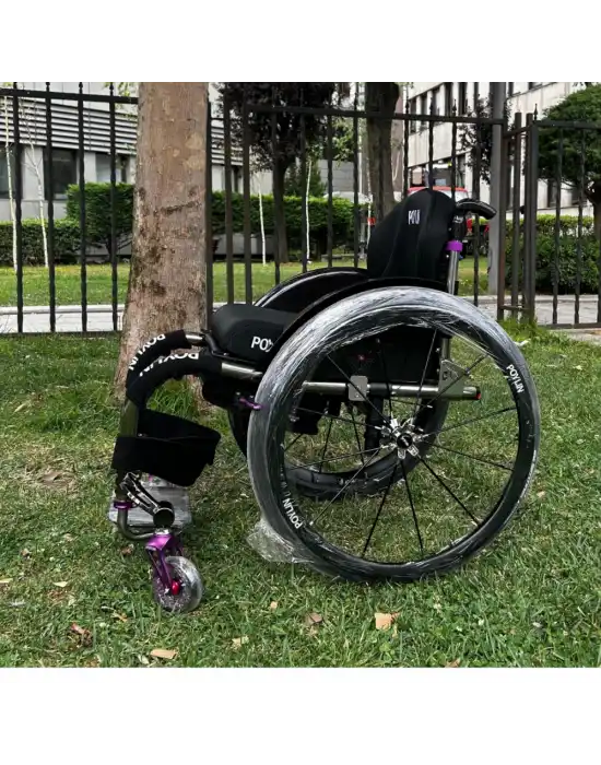 Poylin P153 Aktif Tekerlekli Sandalye (Titanyum)