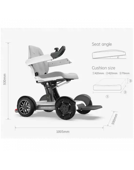 Poylin P210 Robotics Akülü Tekerlekli Sandalye