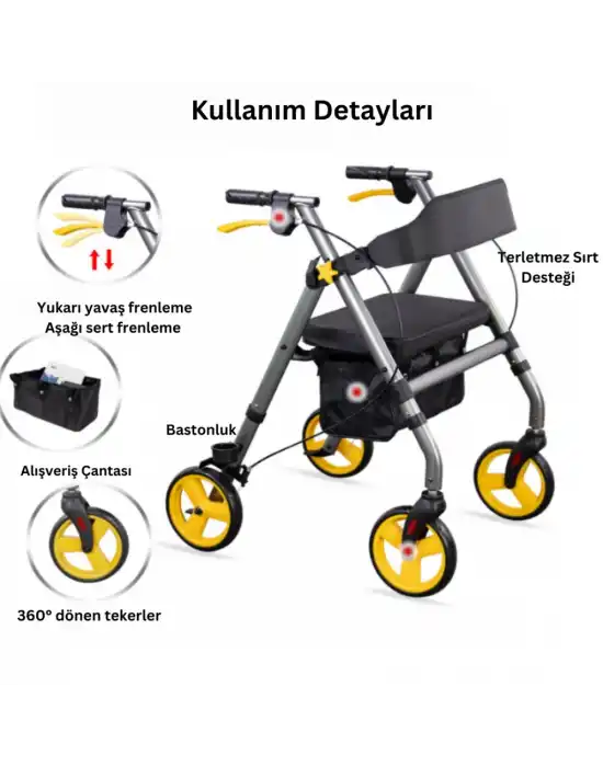 Poylin P581 Ekonomik Rollatör