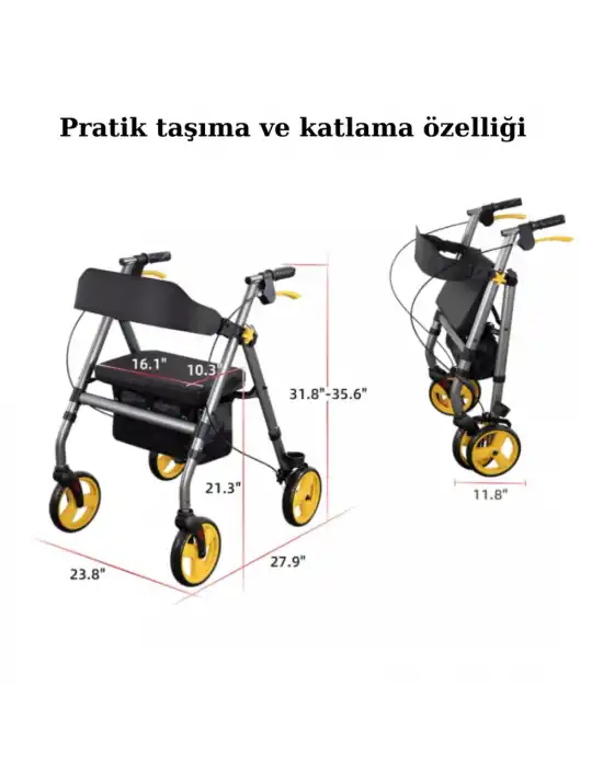 Poylin P581 Ekonomik Rollatör