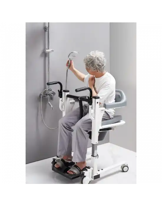 Poylin P770 Banyo-Tuvalet Özellikli Transfer Sandalyesi (Hidrolikli)