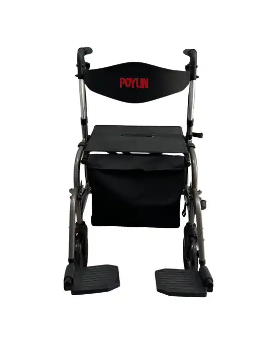 Poylin P777P Alüminyum Pedallı Lüks Rollatör