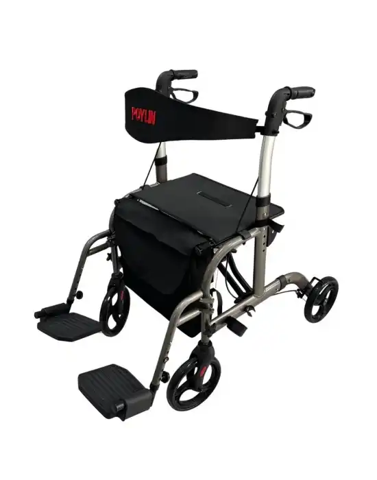 Poylin P777P Alüminyum Pedallı Lüks Rollatör