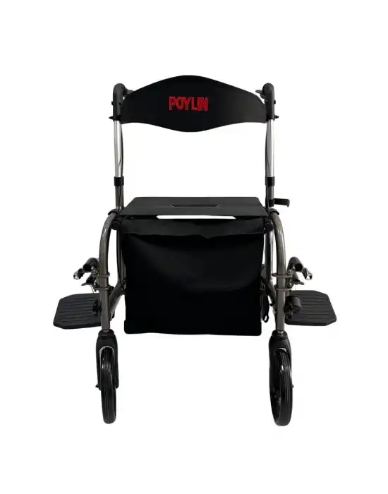 Poylin P777P Alüminyum Pedallı Lüks Rollatör