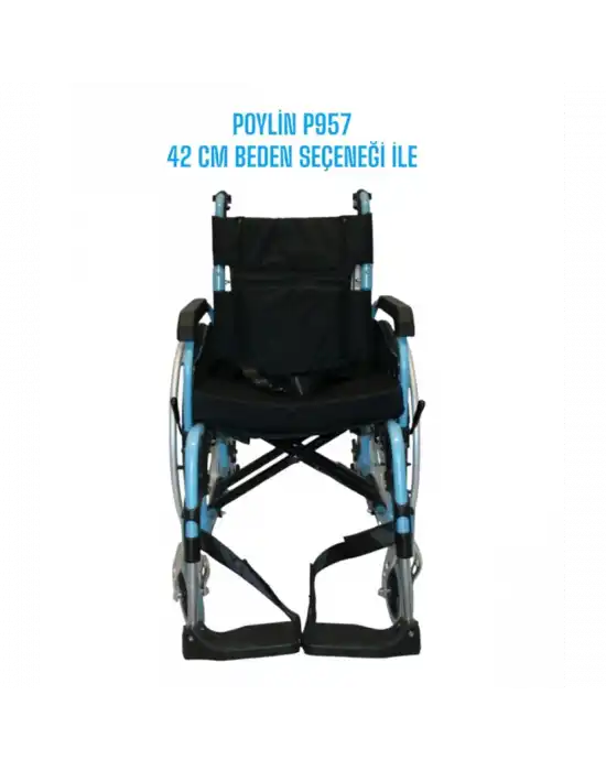 Poylin P957 Hafif Alüminyum Tekerlekli Sandalye