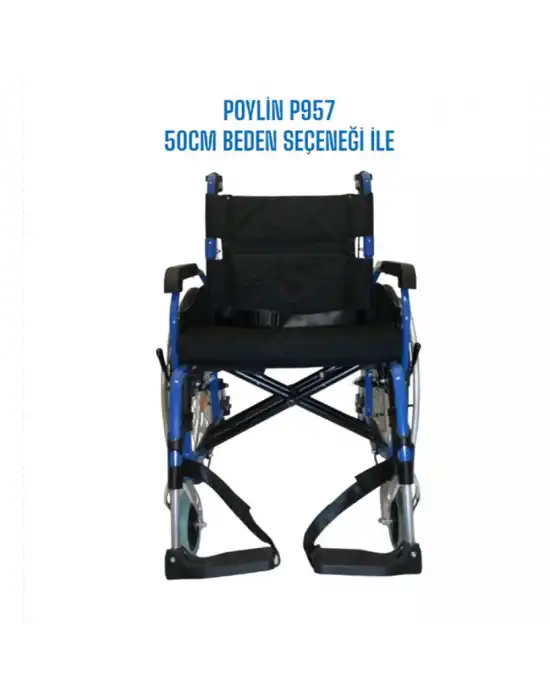Poylin P957 Hafif Alüminyum Tekerlekli Sandalye