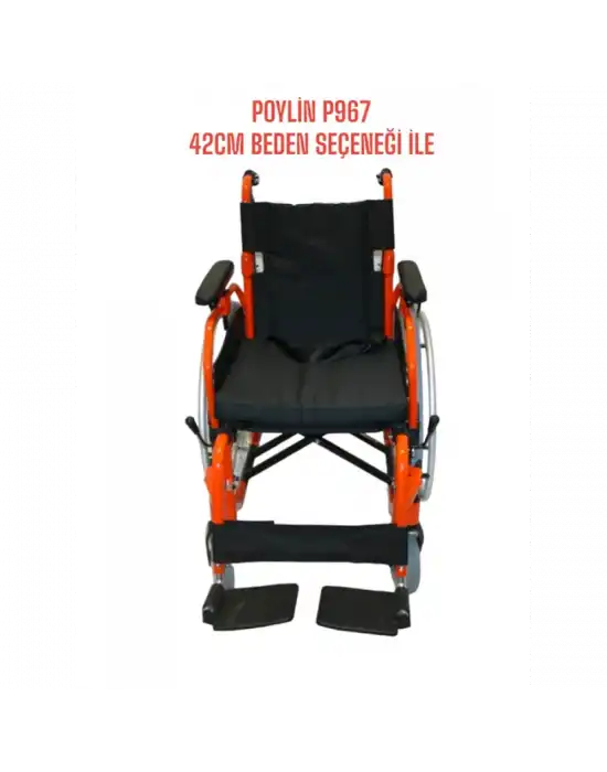 Poylin P967 Hafif Alüminyum Tekerlekli Sandalye