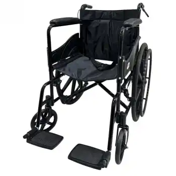 Poylin P100 Ekonomik Tekerlekli Sandalye SİYAH