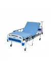 AZKA DE03 Dual Motorlu Alümi̇nyum Korkuluklu Ekonomi̇k Hasta Karyolası