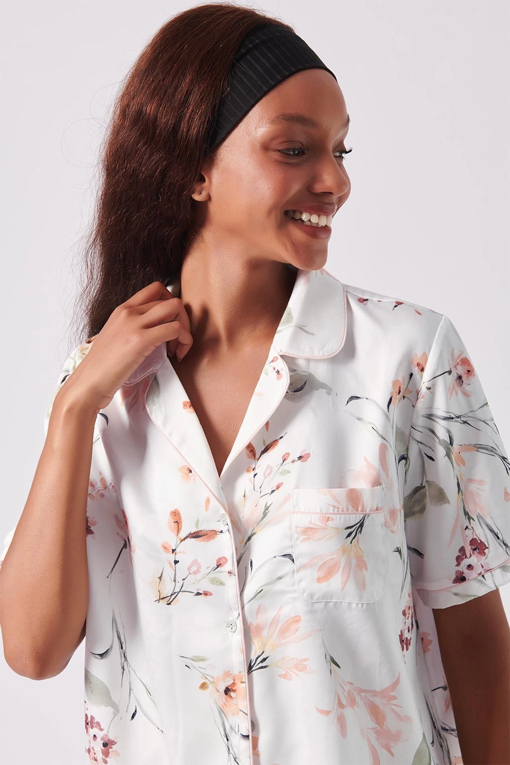 Serenade in Satin: Bridal Nightwear Ensemble