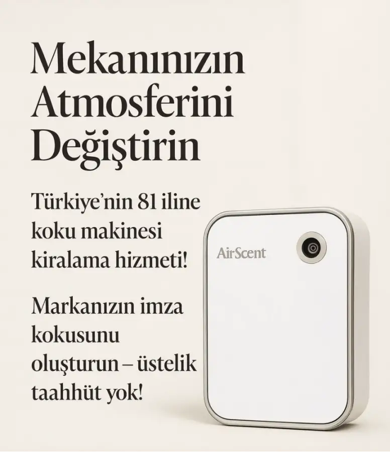 Airscent Geniş Alan Koku Makinesi - Beyaz