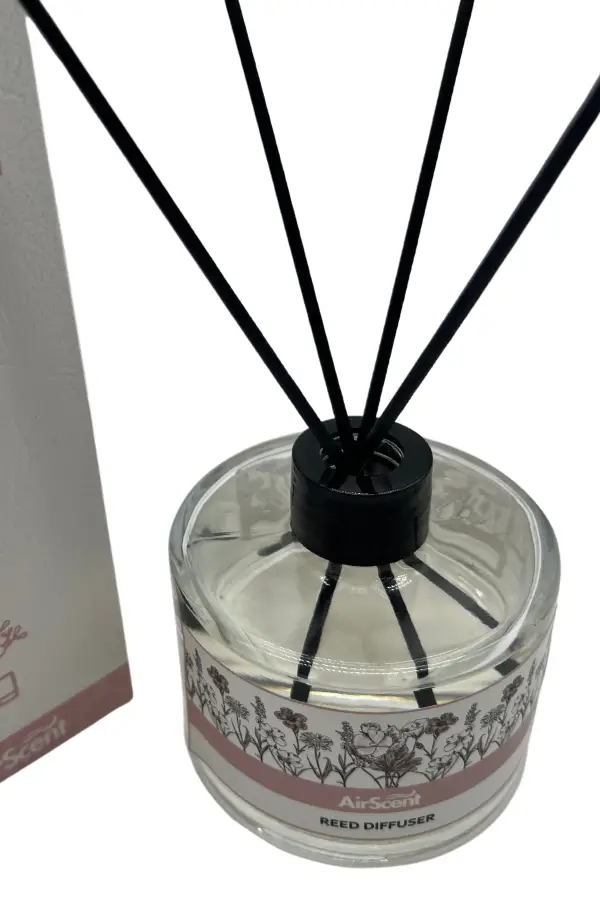 Pudra Çubuklu Oda Kokusu 100 ML Silindir Şişe Reed Diffuser