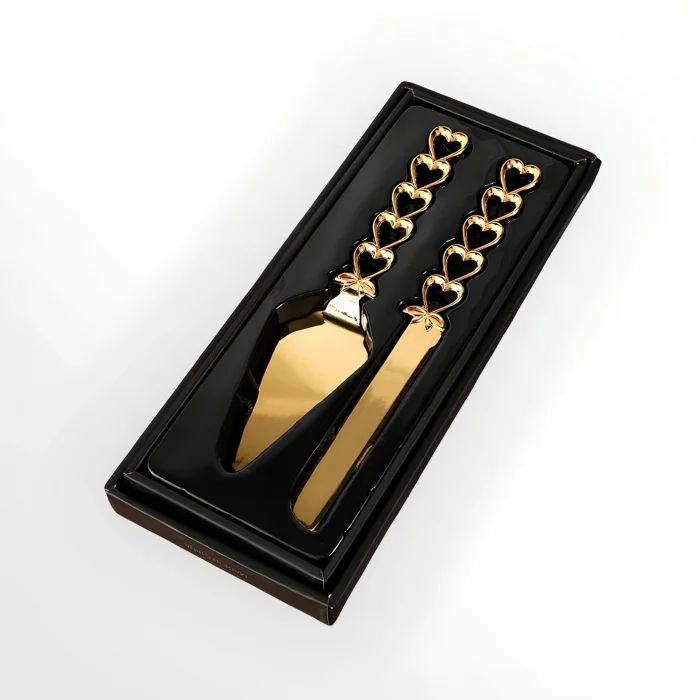 2li Lüx Pasta Bıçak ve Spatula Seti