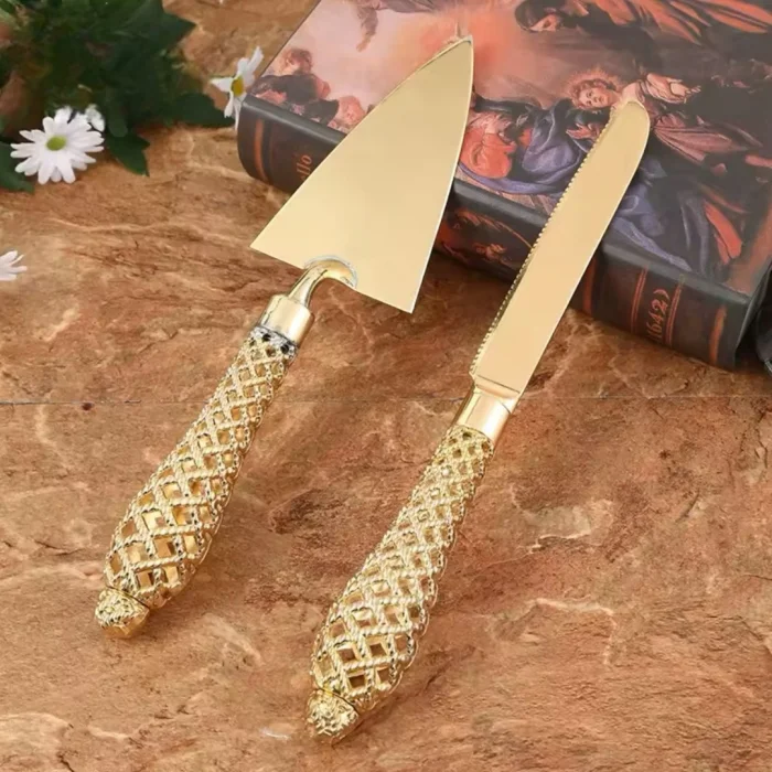 2li Pasta Servis Seti – Altın & Gümüş Renk Seçenekli