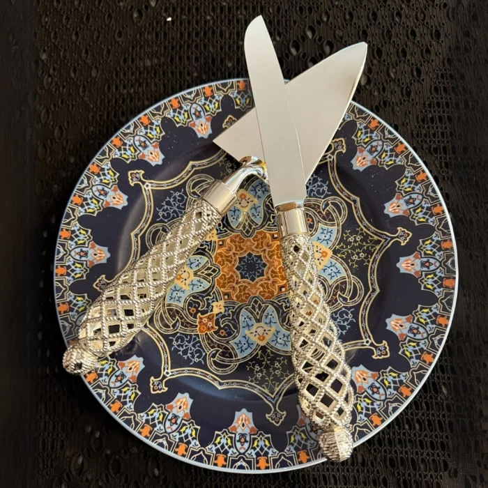 2li Pasta Servis Seti – Altın & Gümüş Renk Seçenekli