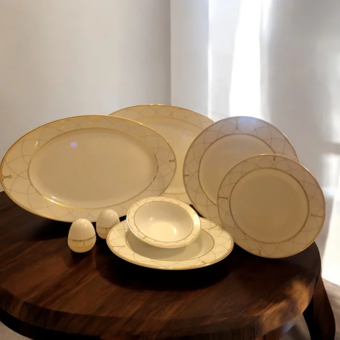 Zarin Iran Porselen 28 Parça 6 Kişilik Yemek Takımı - Bayram Şekeri!