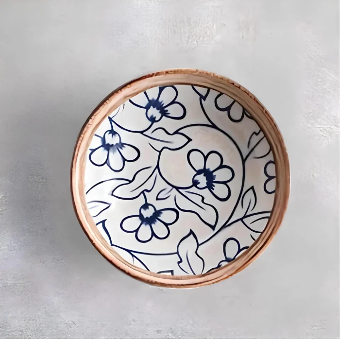 6lı Set Modern Porselen Çerezlik Seti