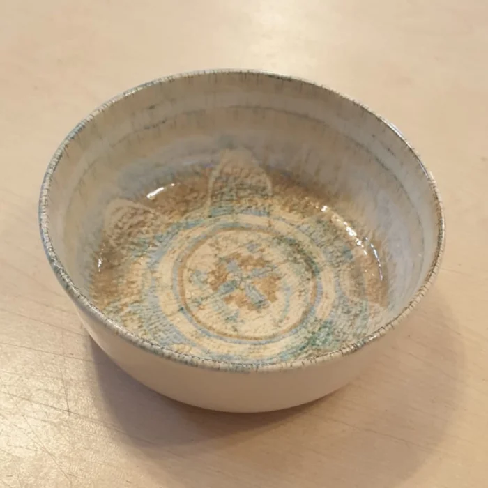 6lı Etnik Esintili Mozaik Desenli Porselen Kase