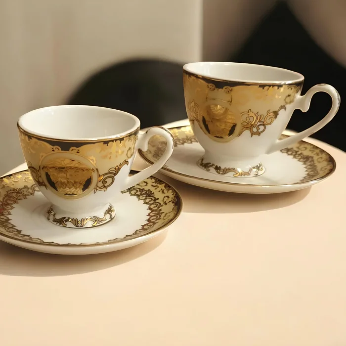 Bawaria Zarafeti Sofralarınızda: Pasta Tabağı, Sütlük, Çay/Kahve Fincanı ve Sunumluklar (Her ürün ayrı ayrı satılmaktadır)